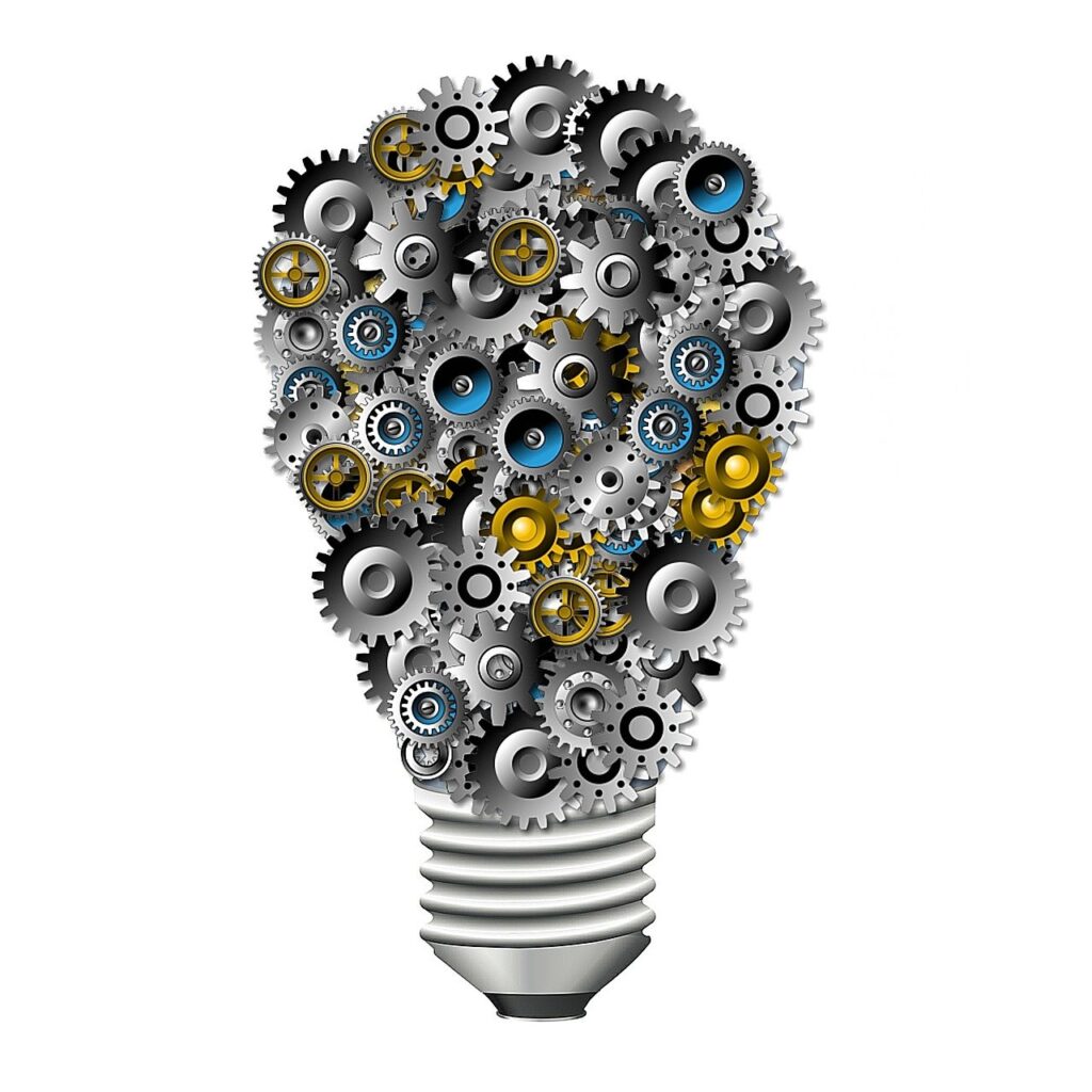 gears, bulb, innovation-1443730.jpg